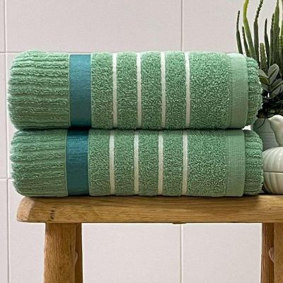 Toalha De Rosto Fio Penteado Nancy 50x70 Verde