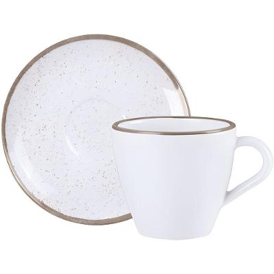 Xícara De Chá Rustico Marrom Com Pires 200ml - Tramontina