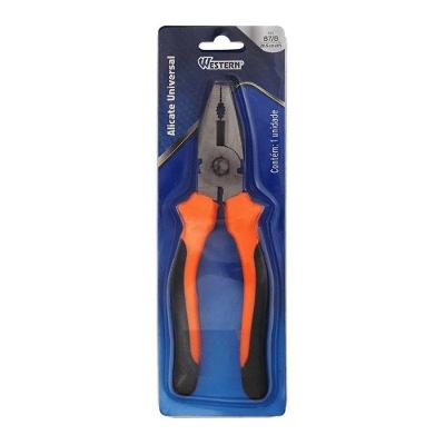 Alicate Universal Western 8" La/pt