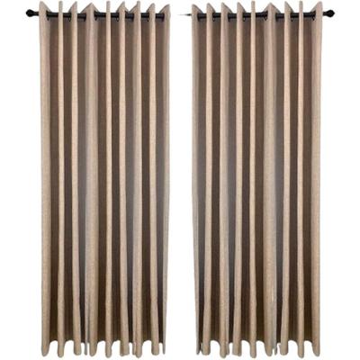 Cortina Blackout Linho Vedação 100% Poliéster 300x220m Avelã