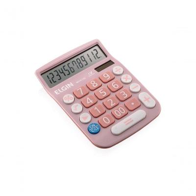 Calculadora Mesa Mv-4130 Rosa 12 Dígitos