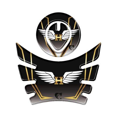 Adesivo Protetor Tanque Bocal Moto Bros Até 2015 Cor Preto