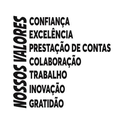 Adesivo Parede Corporativo Nossos Valores Empresa Escritório 95x90cm Cor Preto