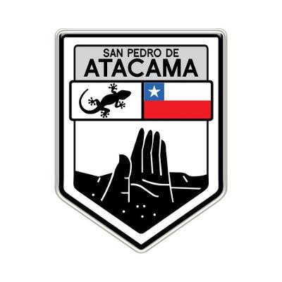 Adesivo Resinado San Pedro De Atacama Vinil 6,2x8cm Cor Preto