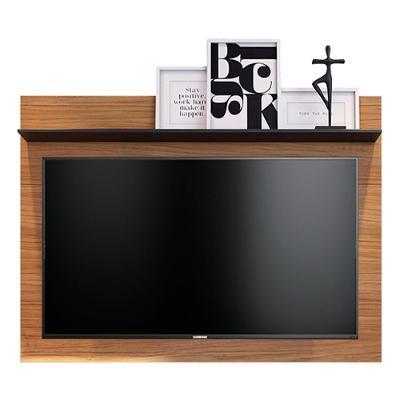 Painel Suspenso Tv 55 Polegadas 135 Cm Maia Colibri Noce Milano Preto