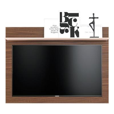 Painel Suspenso Tv 55 Polegadas 135 Cm Maia Colibri Nogueira Real Off White