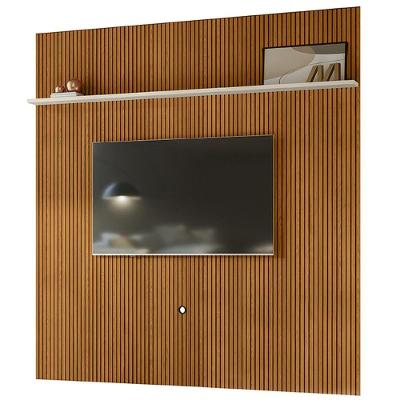 Painel Suspenso Tv 75 Polegadas 245x238 Cm Guapore Madetec Cinamomo Off White