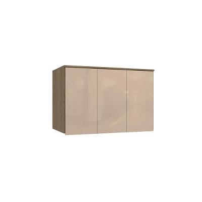 Armário Aéreo 3 Portas Kappesberg Adapt Nogueira/macadâmia