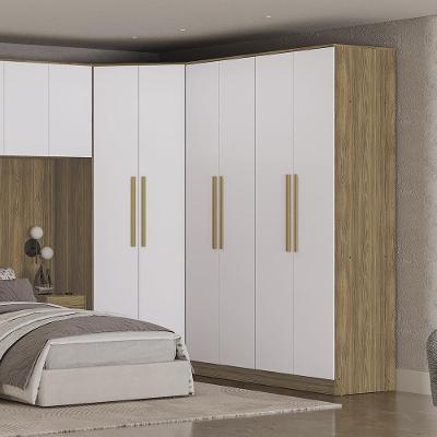 Guarda-roupa 2 Portas Kappesberg Adapt Nogueira/branco