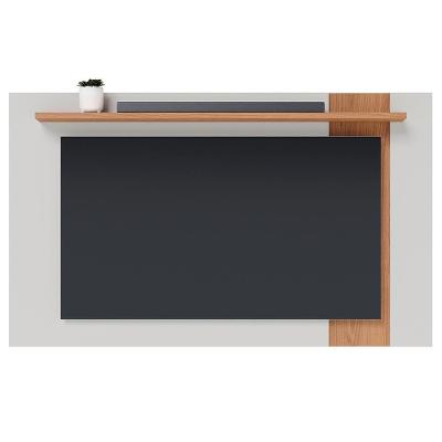 Painel Extensivel Tv 70 Polegadas 180 Cm Leme Colibri Off White Matte Freijo