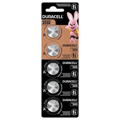 Pilha Moeda Lithium 3v Cr2032 Duracell Com5 Pilhas