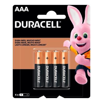 Pilha Alcalina Aaa 1,5v Duracell C/4