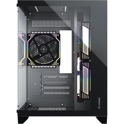 Gabinete Gamer Fortrek Clarity Preto Vidro