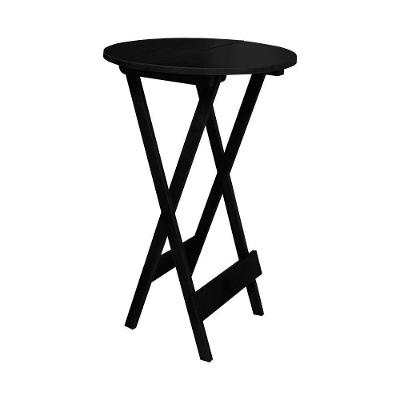 Mesa De Madeira Bistrô Preto - Preto