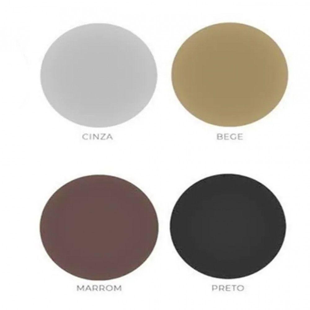 Mesa Com O Tampo Ripado De 1,20 Metros - Alumínio Preto - 2