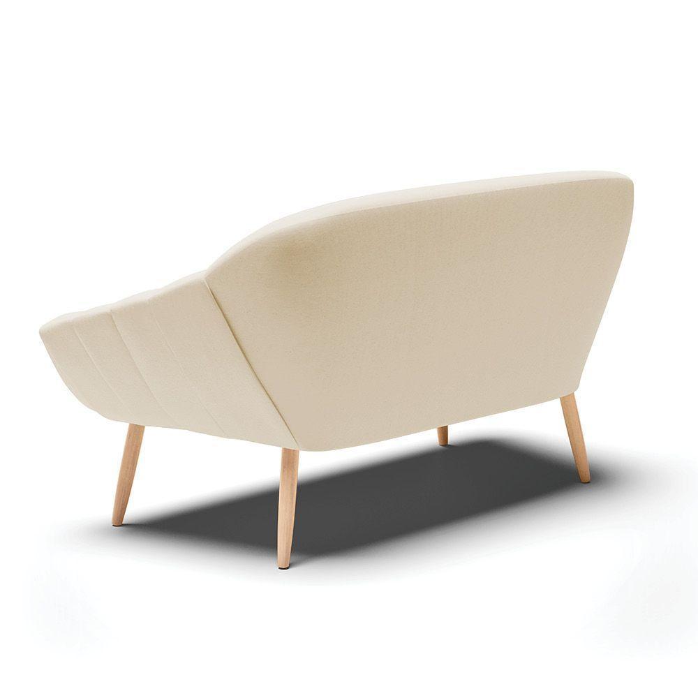 Namoradeira 02 Lugares Linho Areia A27 Pés Palito Natural - 5