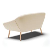 Namoradeira 02 Lugares Linho Areia A27 Pés Palito Natural - 5