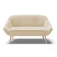 Namoradeira 02 Lugares Linho Areia A27 Pés Palito Natural - 7