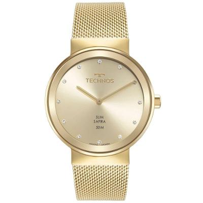 Relógio Technos Feminino Slim Dourado - 1l22wm-1x 1l22wm-1x