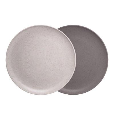 Jogo 2 Pratos De Sobremesa Em Fibra De Pinho E Pp Cores Sortidas Inquebrável Wolff 19,5cm