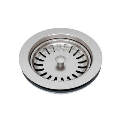 Valvula Escoamento Luxo 4.1/2" Mekal Aço Inox Acetinado