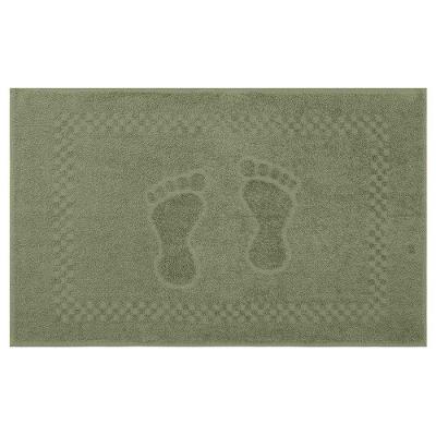 Toalha De Piso Pezinho 100% Algodão 45x68cm Appel Verde Bandeira