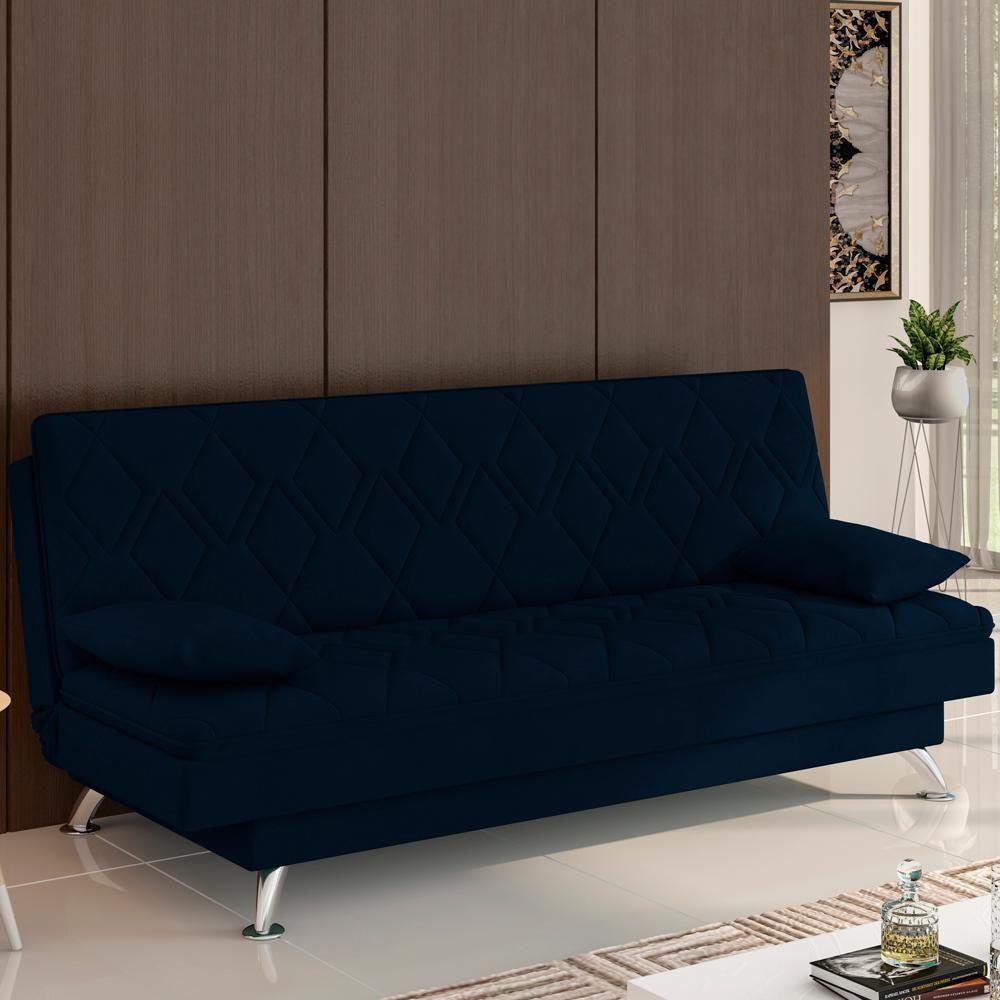 Sofa Cama 3 Lugares 193 Cm Eva Veludo Sl 948 Moll Sl 948 - 9