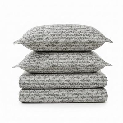 Kit Cobre Leito Colcha Magnus Queen 3 Peças Dupla Face Estampado Geométrico - Labirinto - 100% Poliéster