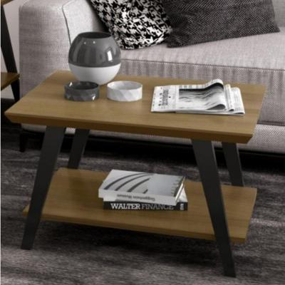 Mesa De Centro Madeira Rute Freijó/preto