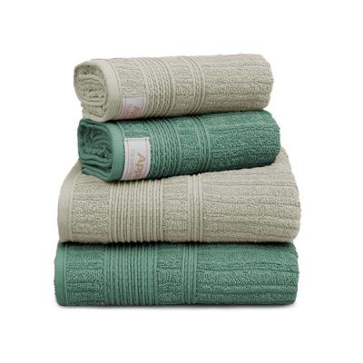 Jogo De Toalha De Banho Sonata, 100% Algodão Penteado Premium, 4 Peças