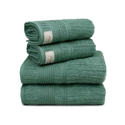 Jogo De Toalha De Banho Sonata, 100% Algodão Penteado Premium, 4 Peças