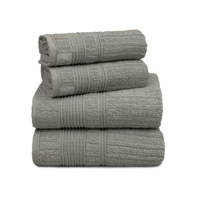 Jogo De Toalha De Banho Sonata, 100% Algodão Penteado Premium, 4 Peças