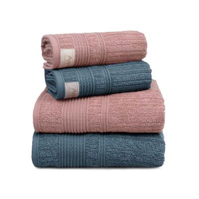 Jogo De Toalha De Banho Sonata, 100% Algodão Penteado Premium, 4 Peças