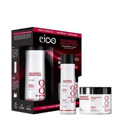 Kit Eico Pro Tratamento Obrigatório - Shampoo 300ml + Máscara 300g