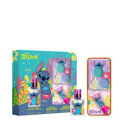 Kit Disney Stitch Feminino - Edt 30ml + Lip Gloss 6ml + Paleta De Sombras