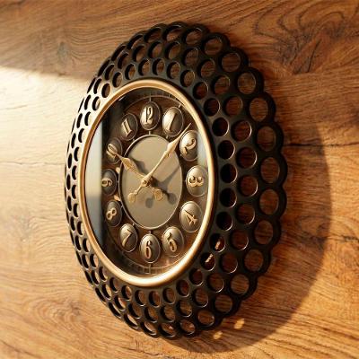 Relógio Decorativo Vazado De Parede Elegante Vintage De 50cm