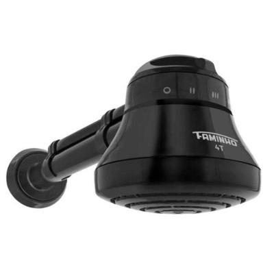 Chuveiro Ducha Faminho Black Fame 4t Com Cano Voltagem 6800W 220V