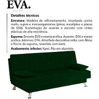 Sofa Cama 3 Lugares 193 Cm Eva Veludo Sl 947 Moll Sl 947 - 8