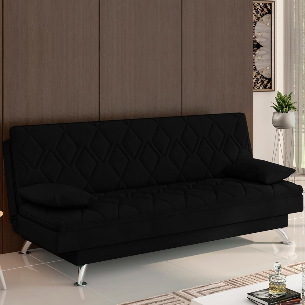 Sofa Cama 3 Lugares 193 Cm Eva Veludo Sl 944 Moll Sl 944 - 8