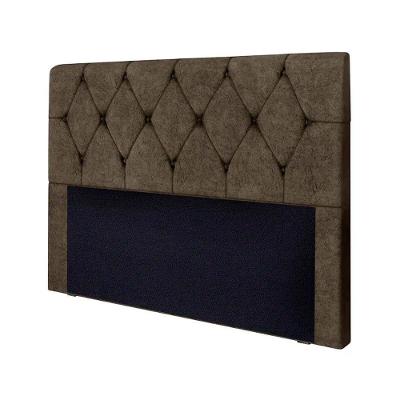 Cabeceira Estofada Leila 1,60 Queen Speciale Home Chocolate