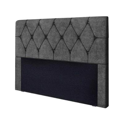 Cabeceira Estofada Leila 1,95 King Size Speciale Home Cinza