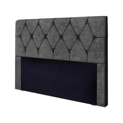 Cabeceira Estofada Leila 1,60 Queen Speciale Home Cinza
