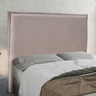 Cabeceira Casal King 1,95m Estofada Com Borda Italiana Em Tecido Linho Luna – Lucadi Rústico Areia