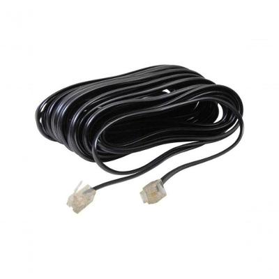 Cabo Extensor Telefone Rj11 4vias 10m Preto Storm Pct -10