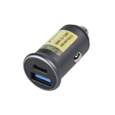 Carregador Veicular 48w 2 Saídas 1 Usb 12v E 1 Tipo-c 9v