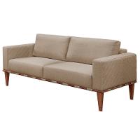 Sofá Namoradeira Bella Luxo Castellar Móbile Linho Bege Linho Bege - 1