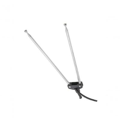 Antena Telescópica Tv Dupla5 Estágios Fita 1 Metro