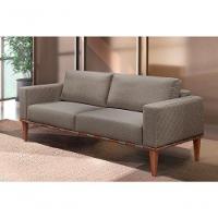 Sofá Namoradeira Bella Luxo Castellar Móbile Linho Cappuccino Linho Cappuccino - 4