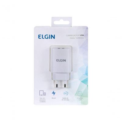 Carregador De Tomada 2x Usb 5v 2.1a Bivolt