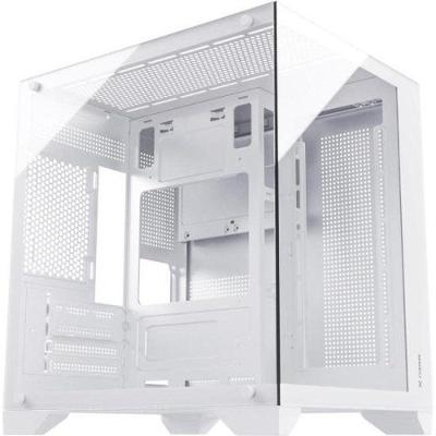 Gabinete Gamer Fortrek Clarity Branco Vidro